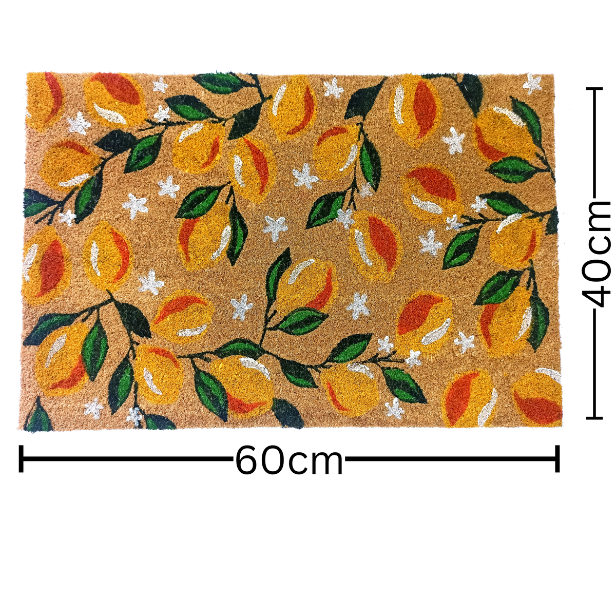 Lemon Branches decorative rug 40x60cm indoor outdoor buy online in Australia