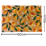 Lemon Branches decorative rug 40x60cm indoor outdoor buy online in Australia