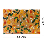 Lemon Branches soft floor rug 60x90cm buy online in Australia