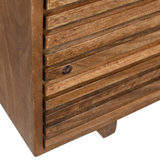 Leo Sliding Doors Solid Wood 140 cm Modern Entertainment TV Unit with Storage - Fab Habitat , TV Units, 