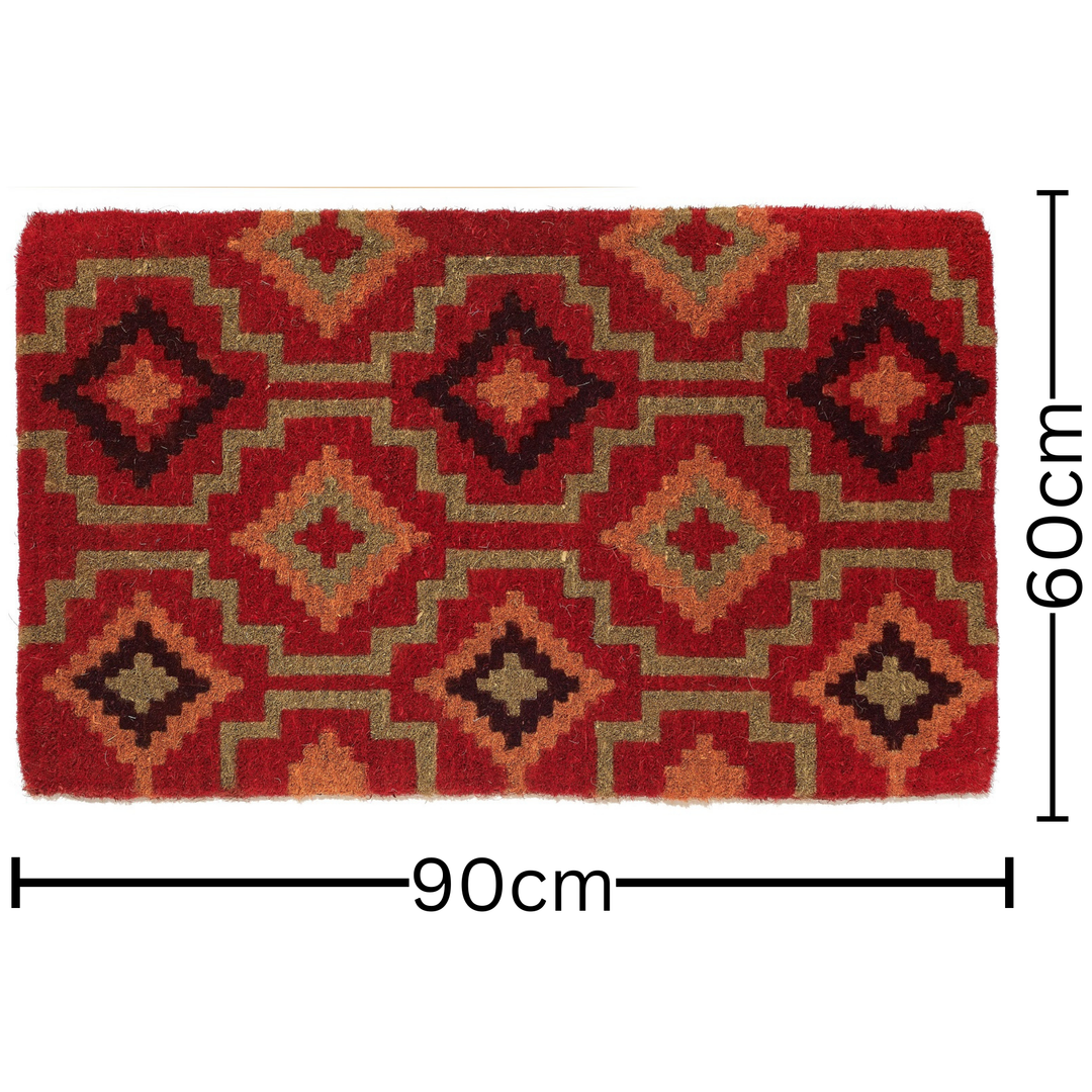 Lhasa Entry Rug 60x90 – Boho Coir Outdoor Mat – Buy Online in Australia