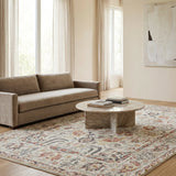 Lima Multicolour Traditional Machine Washable Rug
