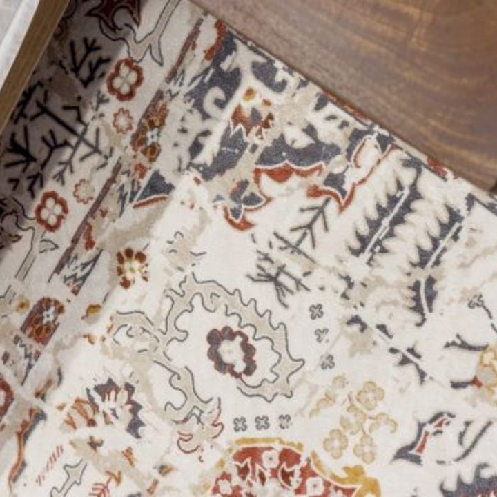 Lima Multicolour Traditional Machine Washable Extra-Large Rug - Fab Habitat , Machine Washable Rugs, [product_size],