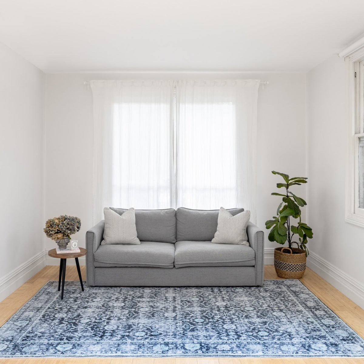 Meknes Monochrome Traditional Distressed Rug - Fab Habitat , Soft And Plush Turkish Rugs, 
