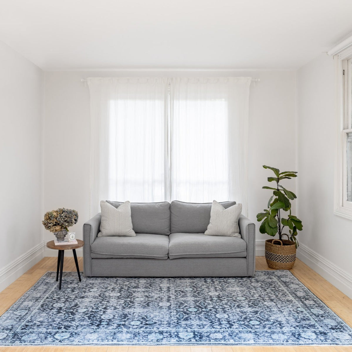 Meknes Monochrome Traditional Distressed Rug - Fab Habitat , Soft And Plush Turkish Rugs, 