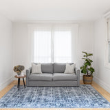 Meknes Monochrome Traditional Distressed Rug - Fab Habitat , Soft And Plush Turkish Rugs, 