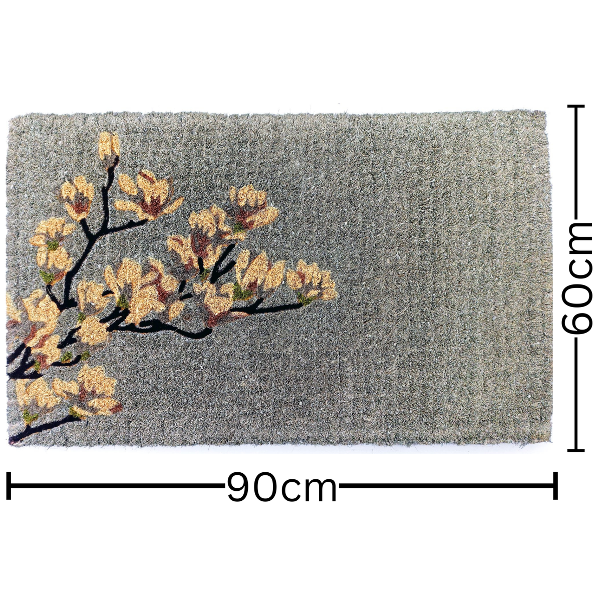 Magnolia Grey Coir Doormat 60x90cm – Buy Online in Australia