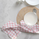Set Of 4 Magpie 38 cm Palm Fibre Handmade Round Placemat - Fab Habitat , Placemats, 