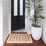 Mahi Diamond Geometrical Two Toned Thick Long Doormat - Fab Habitat , Doormats, 