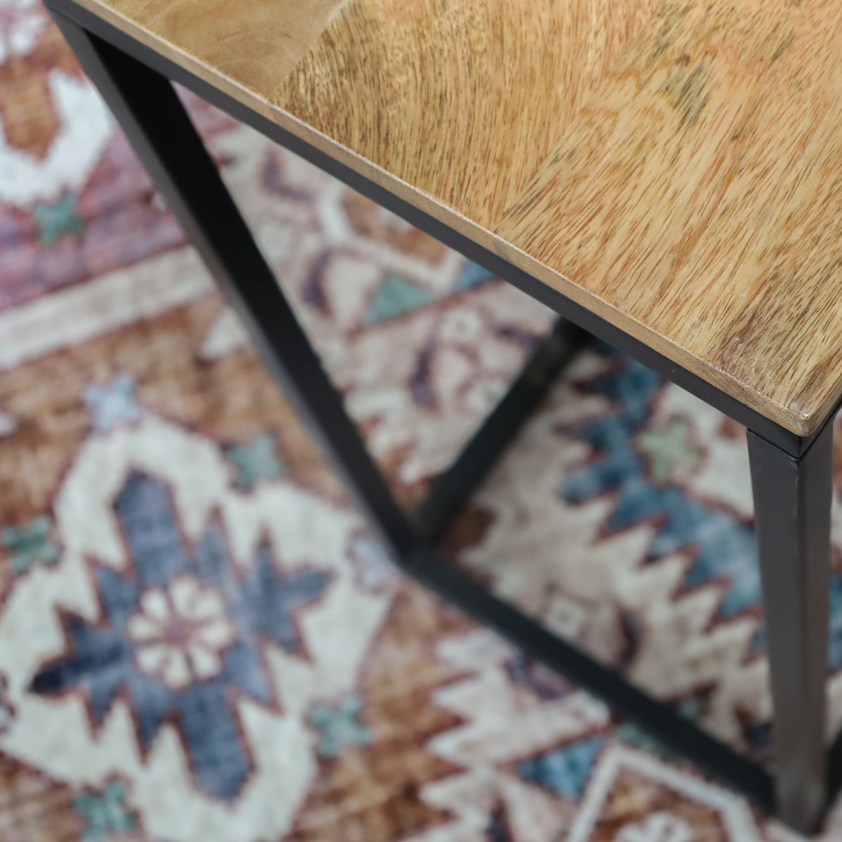 Maisha machine washable rug on carpeted floor 150x210cm - shop online in Australia