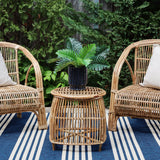 Mariona textured blue area rug – coastal style rug buy in Australia