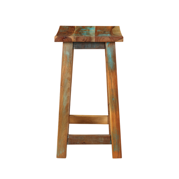 Maya Reclaimed Wood Stool - Fab Habitat , Stool,