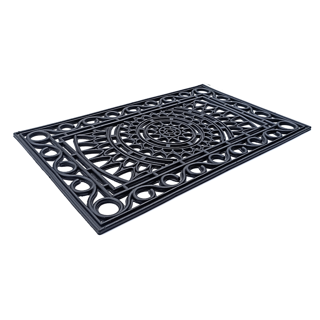 Meena Rubber Doormat - Fab Habitat , Doormats, [product_size],