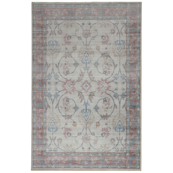 Megan Pink Machine Washable Large Carpet Floor Rug - Fab Habitat , Rugs, 