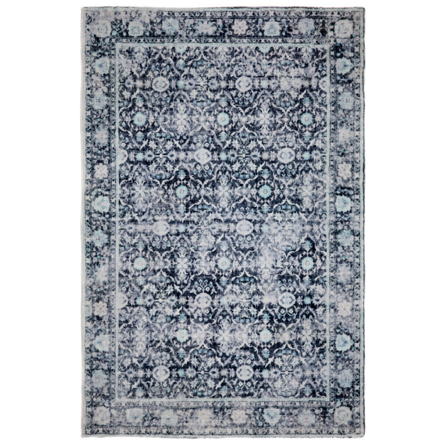 Meknes Monochrome Traditional Distressed Rug - Fab Habitat , Soft And Plush Turkish Rugs, 