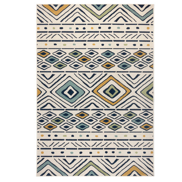 Mendoza Tribal Multicoloured Large Rug - Fab Habitat , Outdoor Rugs, 