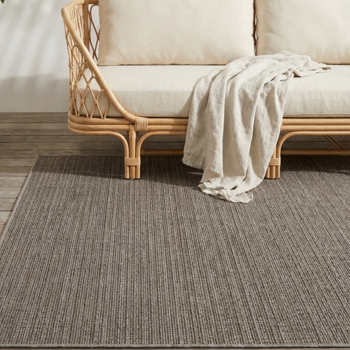 Meru Dark Indoor Outdoor Rug