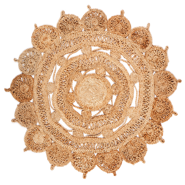 Mimosa Eco-friendly Jute Large Round Rug - Fab Habitat , Jute Rugs, 