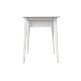 Functional white study table 120x60x76cm – Minaxi modern desk online in Australia