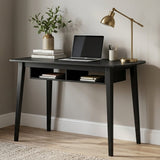 Minaxi Black Modern Study Desk or Office Desk