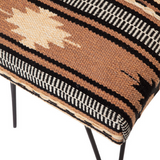 Mira Entryway Cushioned Bedroom Bench With Hair Pin Legs - 120 Cm - Fab Habitat , Benches, 