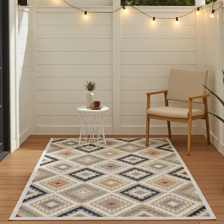 Mito Multicolour Indoor Outdoor Large Rug