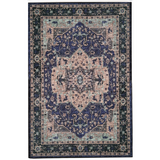 Moirang Multicolour Traditional Nonslip Rug - Fab Habitat , Non Slip Rugs, 