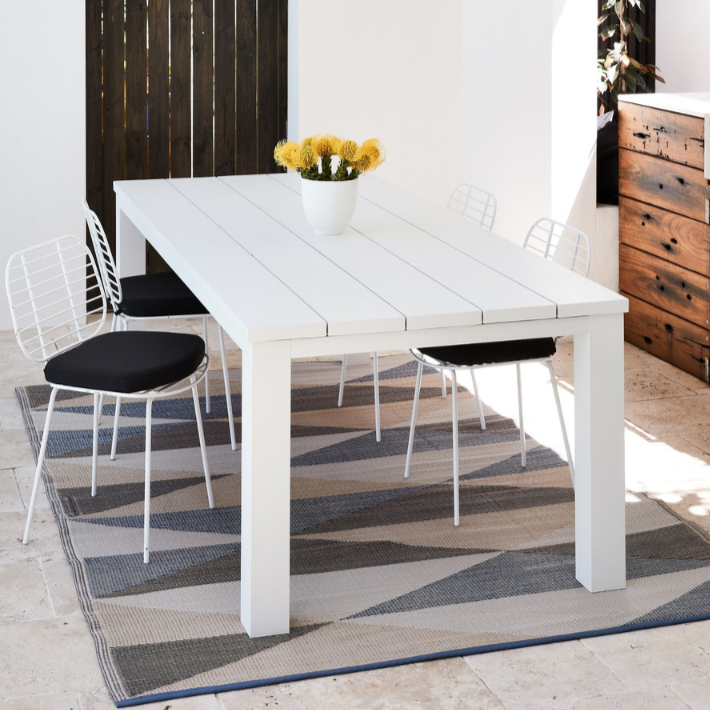 Monaco Champagne Beige and Cream Multicoloured Modern Recycled Plastic Outdoor Rug - Fab Habitat , Recycled Plastic Rugs & Mats, 