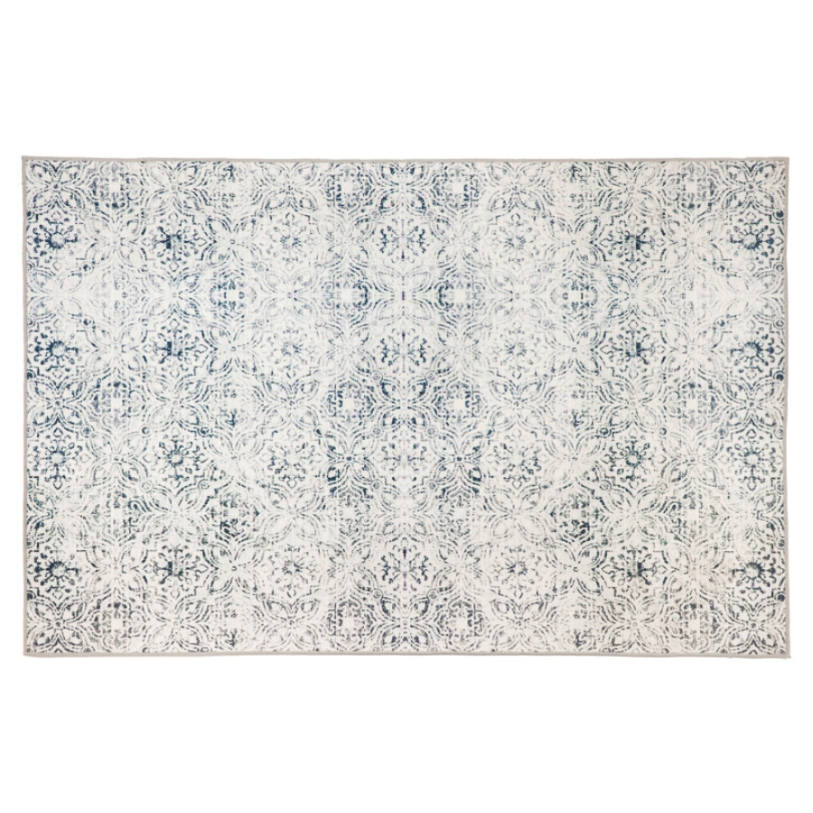 50 Cm X 80 Cm Mozaic Tiles Grey Nonslip Door Mat - Fab Habitat , Doormats, 