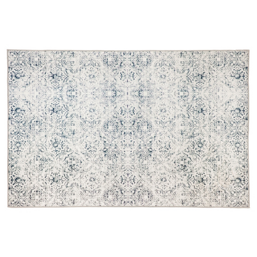 50 Cm X 80 Cm Mozaic Tiles Grey Nonslip Door Mat - Fab Habitat , Doormats, 