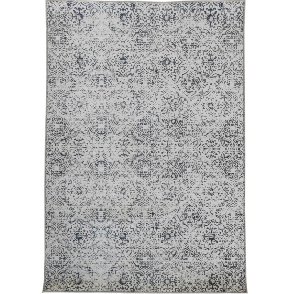 Mozaic Tiles Grey Designer Non-Slip Large Rug - Fab Habitat , Non Slip Rugs, [product_size],