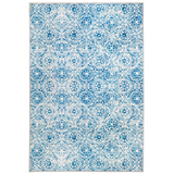 Mozaic Tiles Bohemian Blue Designer Non-Slip Large Rug - Fab Habitat , Non Slip Rugs, 