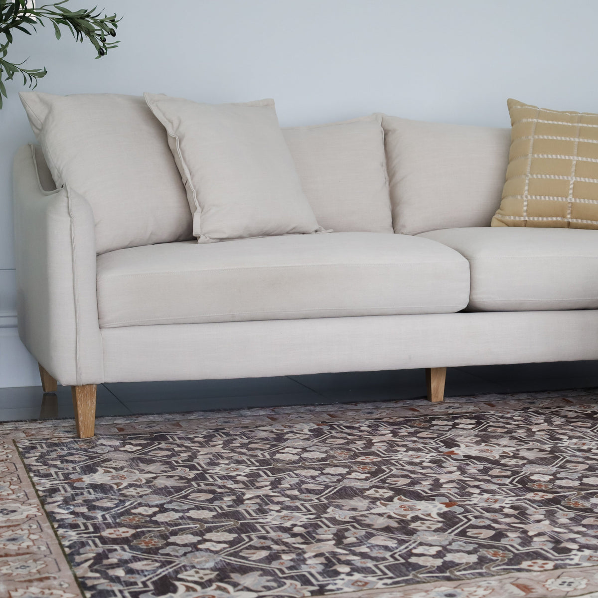 Mrembo rug corner texture detail - washable 150x210cm - buy in Australia