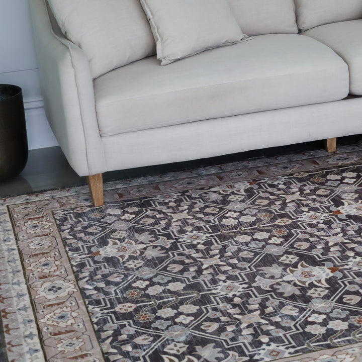 Mrembo washable rug close-up fabric pattern - 150 x 210 cm - shop online Australia