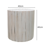 Musca White Bedside Table with Drawer – Buy Online in Australia