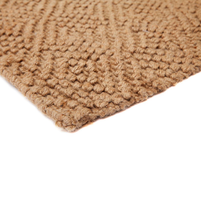 Muthu Diamond Pattern Jute Floor Mat - Fab Habitat , Doormats, 