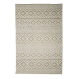 Naamche tribal pattern outdoor rug in black and beige – 180x270cm, buy online in Australia