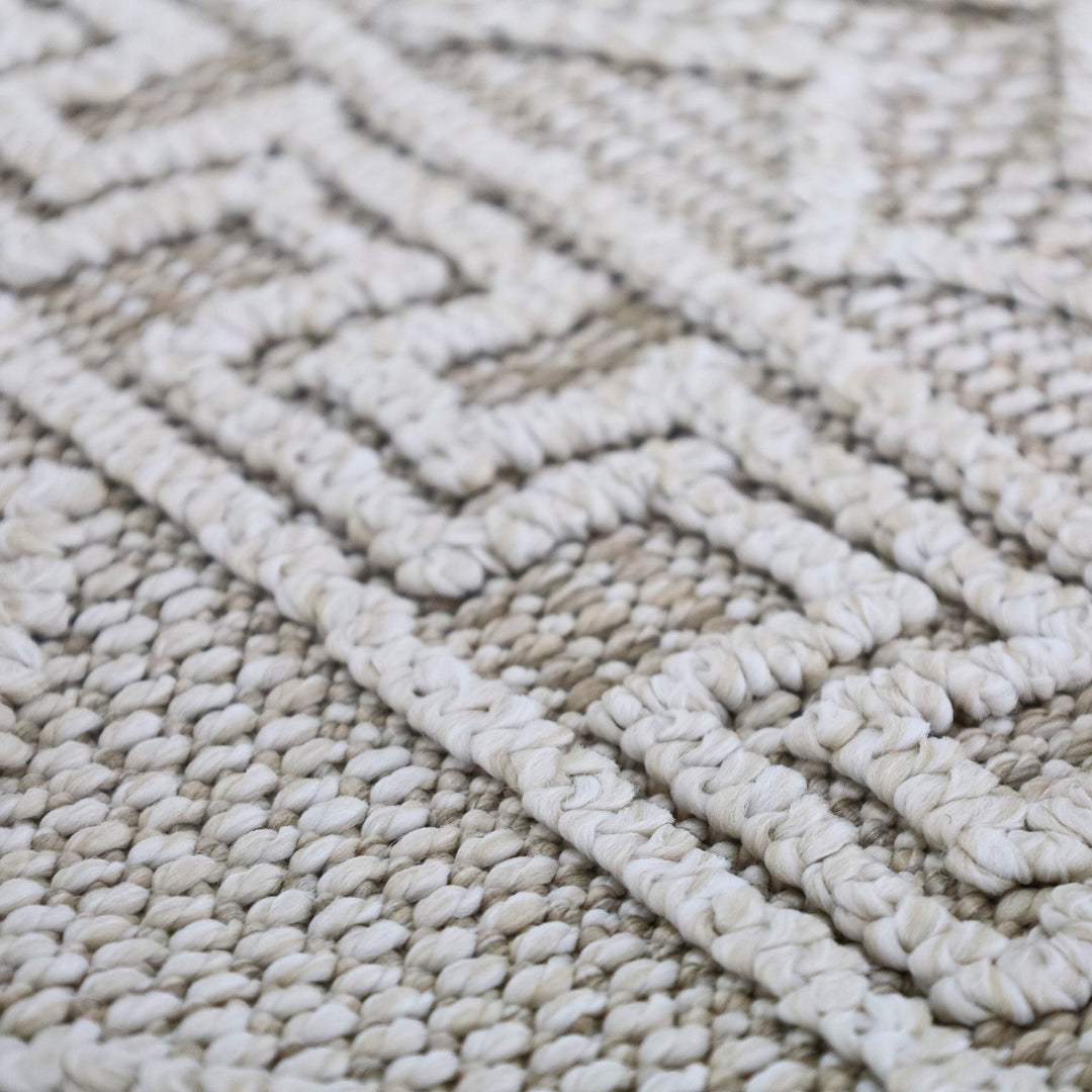 Buy Naamche outdoor rug in black and beige online in Australia – 180x270cm