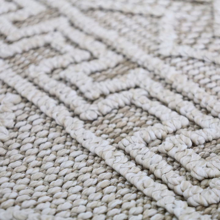 Buy Naamche outdoor rug in black and beige online in Australia – 180x270cm