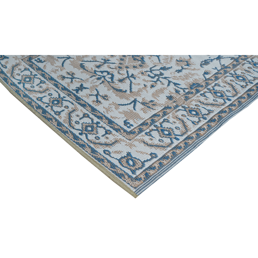Nain Blue Recycled Plastic Outdoor Rug - Fab Habitat , Recycled Plastic Rugs & Mats, 