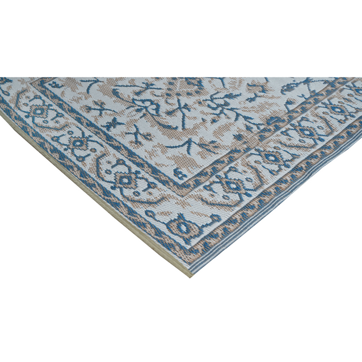 Nain Blue Recycled Plastic Outdoor Rug - Fab Habitat , Recycled Plastic Rugs & Mats, [product_size],
