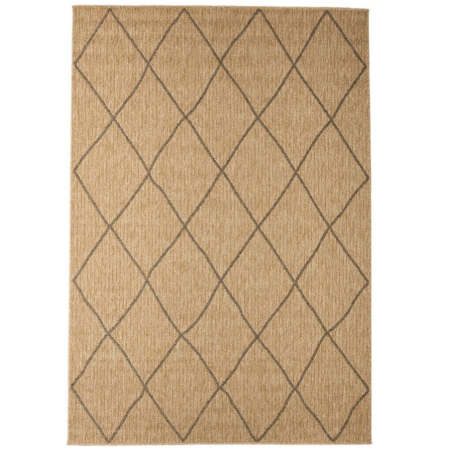 Nara Black Indoor Outdoor Rug