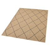 Nara Black Indoor Outdoor Rug