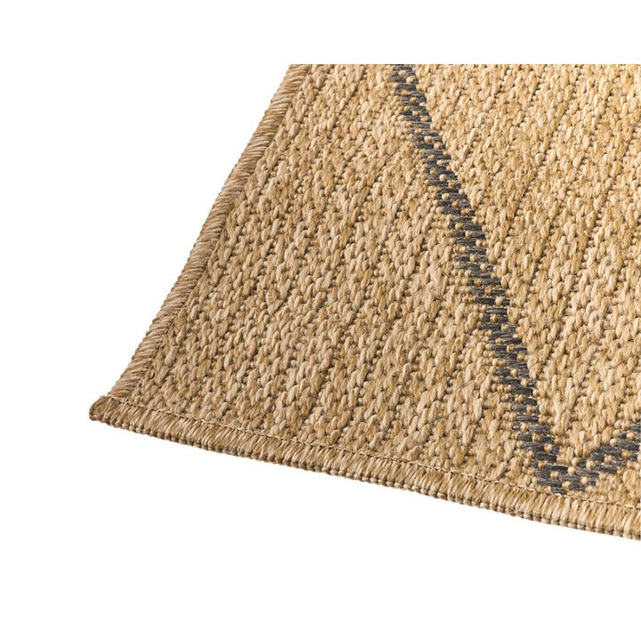 Nara Black Indoor Outdoor Rug