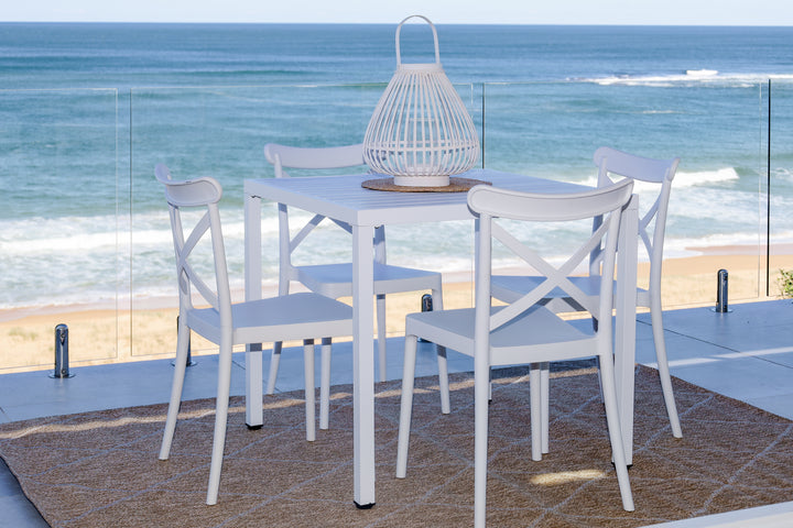 Nara White Indoor Outdoor Rug