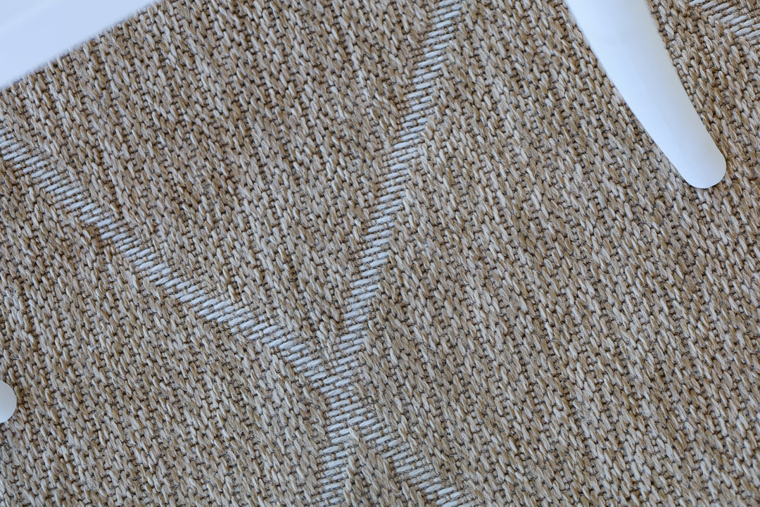 Nara White Indoor Outdoor Rug