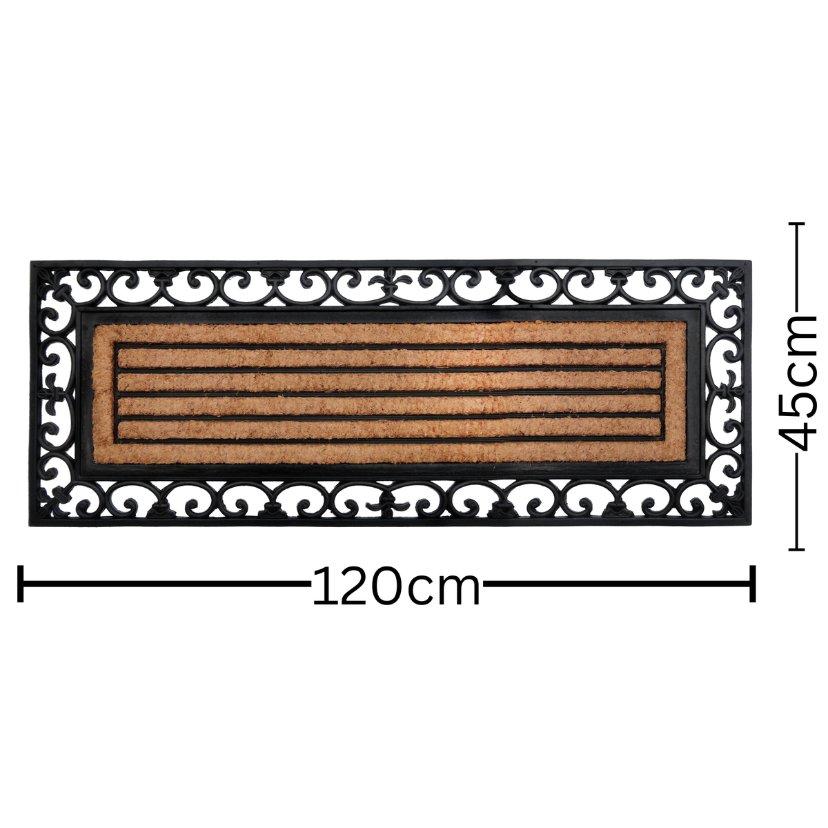 Nautica Doormat 45x120 – Coastal Stripe Long Entry Mat – Buy Online in Australia