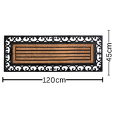 Nautica Doormat 45x120 – Coastal Stripe Long Entry Mat – Buy Online in Australia