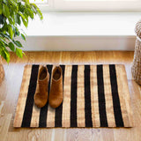 60 Cm X 90 Cm Nautica Jute Door Mat - Fab Habitat , Doormats, 