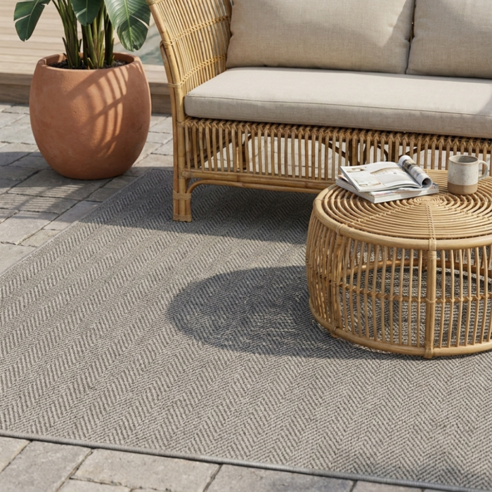 Neem Dark Indoor Outdoor Rug